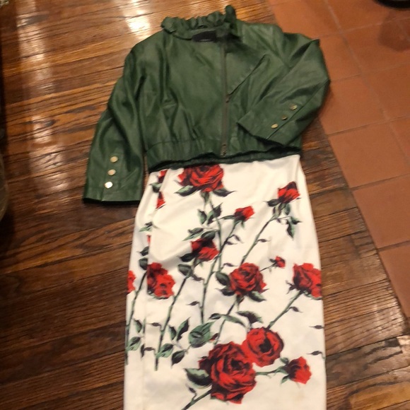 Robert Rodriguez Dresses & Skirts - A Rose Garden Pencil Skirt.